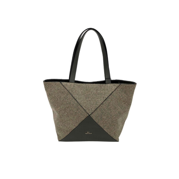 Shopper franela grande gris