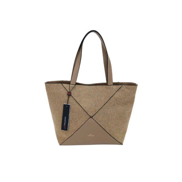 Shopper franela grande taupe