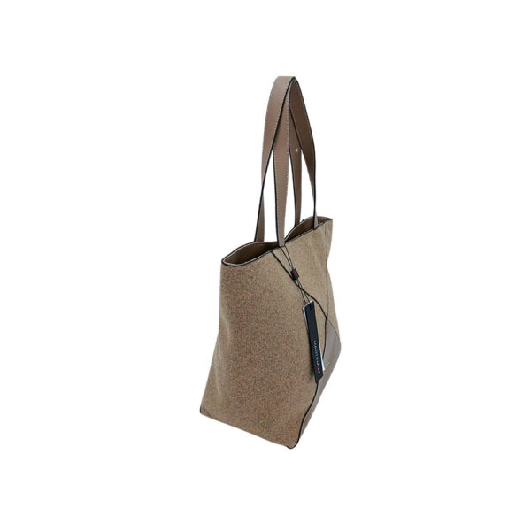 Shopper franela grande taupe