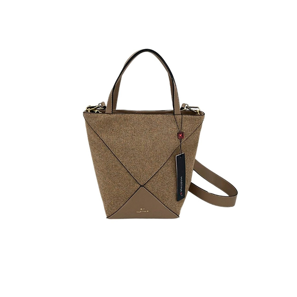 Shopper franela taupe S